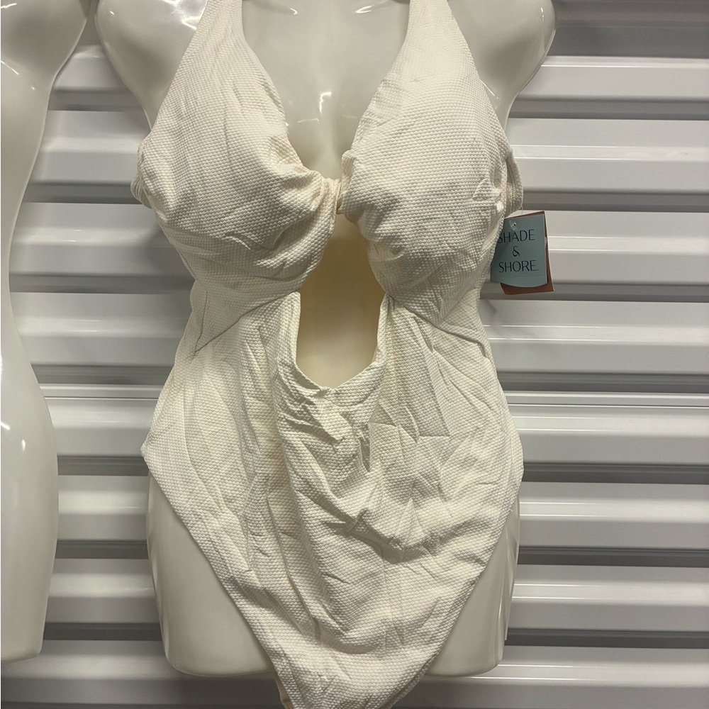 Elegant White Halter Bodysuit